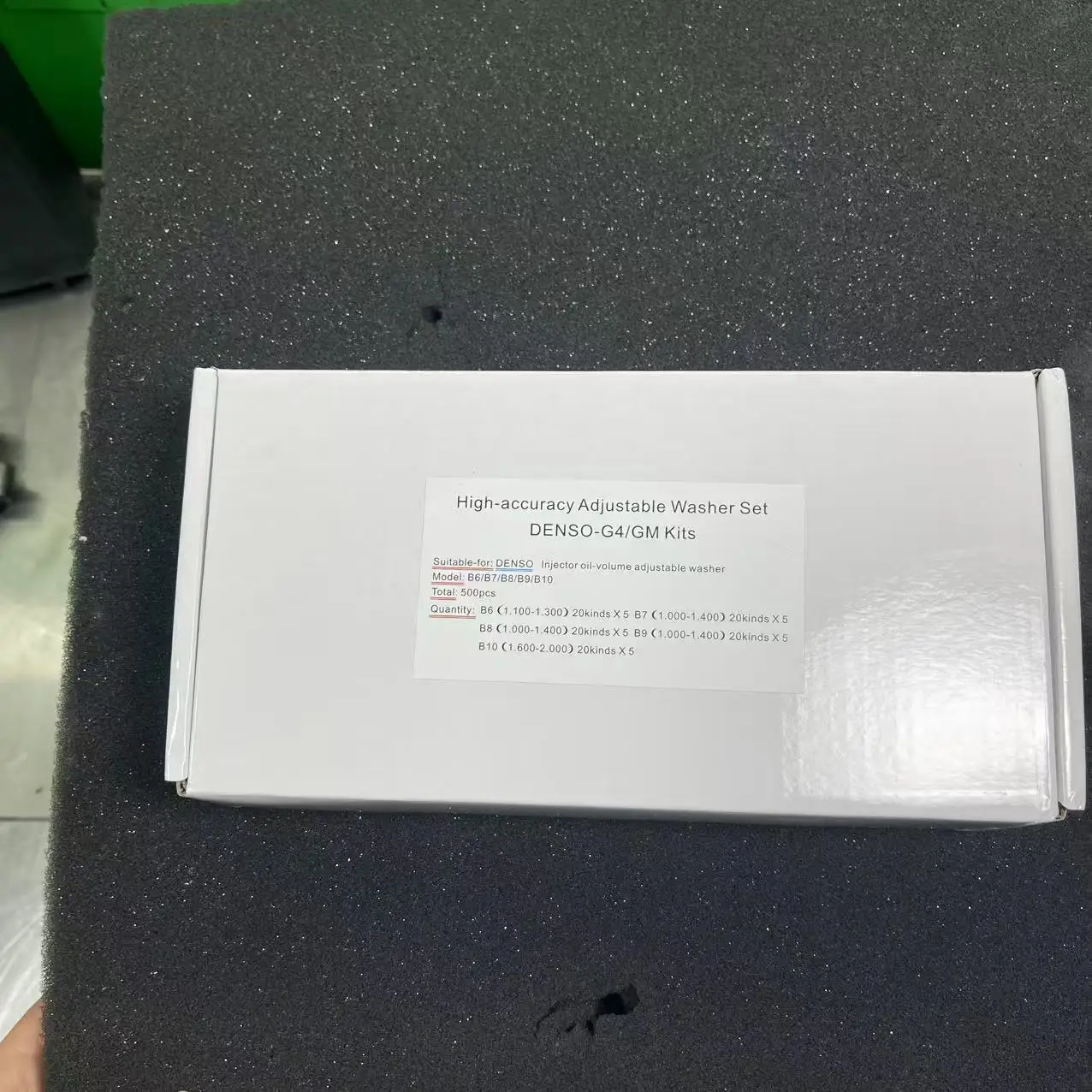 

Регулировочные прокладки дизельного инжектора 500 шт. CRIN Прокладка клапана форсунки Common Rail B6 B7 B8 B9 B10 для Denso Piezo G4 GM