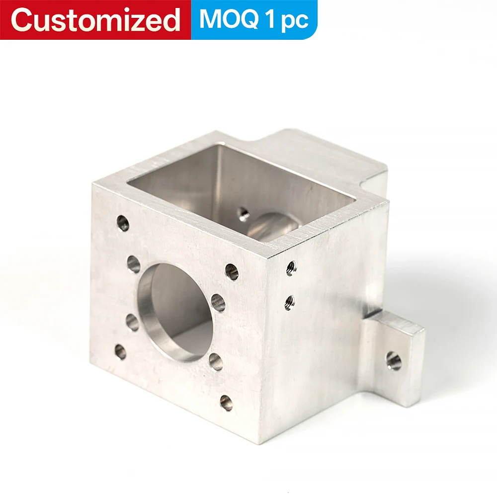 Customized Precision 5 Axis CNC Milling Service Machining Aluminum Parts Metal Block Machined Anodized moq1pc