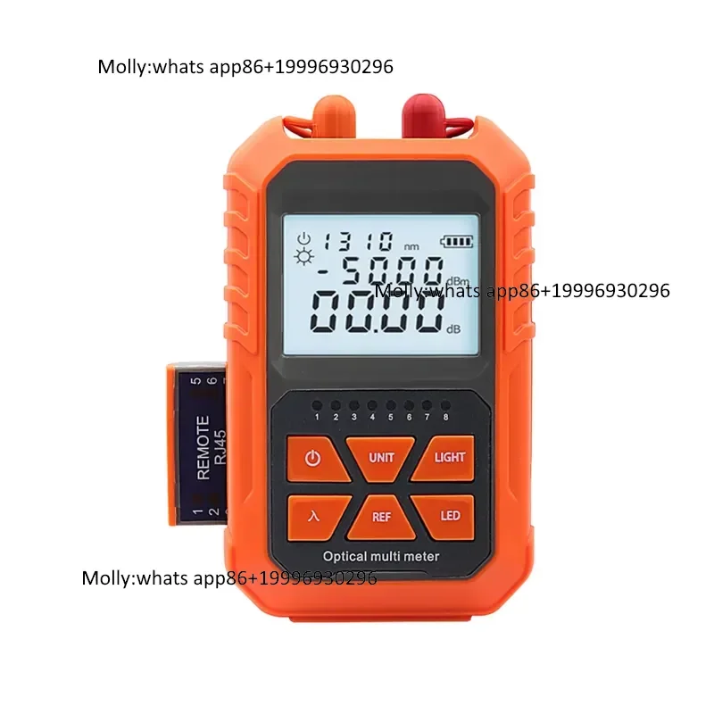 All-IN-ONE Fiber Optical Power Meter - 70+6 DBm/-50 to +26dbm Fiber Optic Cable Tester 5mw 15MW Visual Fault Locator