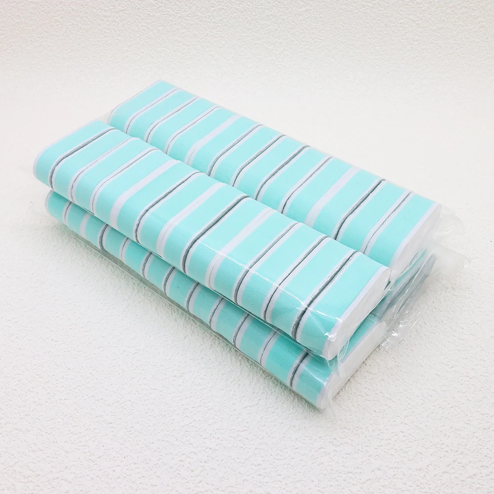 

100Pcs Small Nail Art Files Buffer Block Nail Stylist Supplies Soft Durable Sponge Nail Polishing Blocks Pedicure Manicure Tools