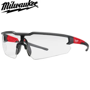 MILWAUKEE 투명 안전 안경, 김서림 방지, 내구성 스크래치 방지 렌즈 고글 도구 액세서리, 48-73-2000A