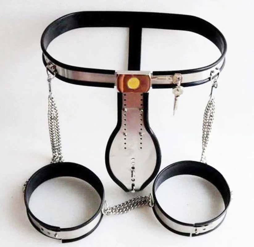Pink Male Chastity Belt Device Bra Chastity Device Bdsm Bondage Set Thigh Cuffs Rings Pant Anal Plug Adult Sex Toys for Men