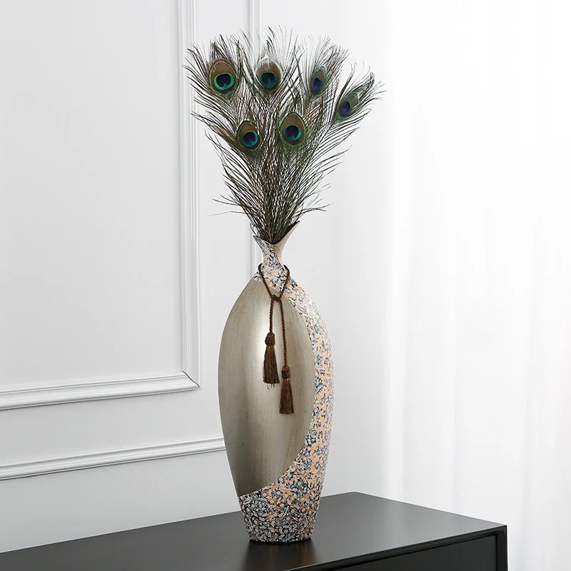 European Ceramic Vase Wine Cabinet Decoration Living Room TV Cabinet Entrance Door Ornament Creative Home Decor
