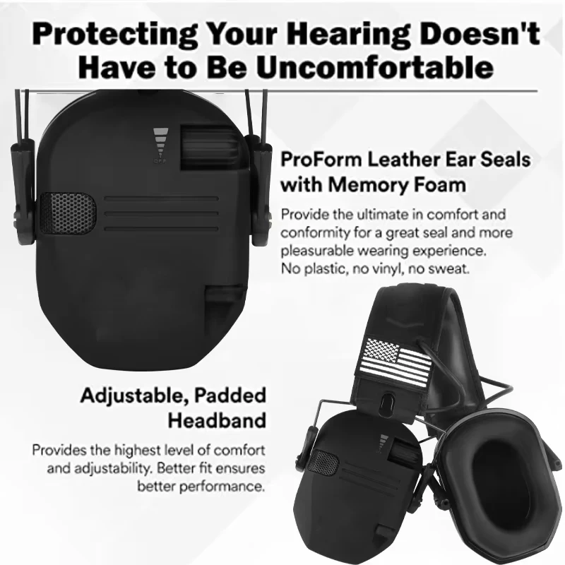 Electronic Shooting Earmuff Impact Sport Anti-noise Ear Protector Sound Amplification Tactical Hear Protective Headset 1PCS/4PCS