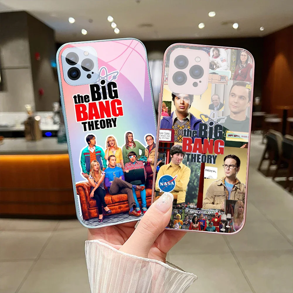 The Big Bang Theory Phone Case For IPhone 15 14 13 12 Mini 11 Pro Max X XS XR 6 7 8 SE Plus Glass Hard Cover