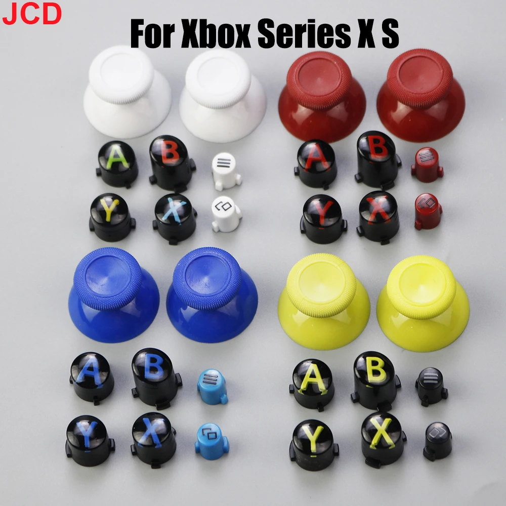 

JCD For XBox Series X S Core Controller Thumbsticks ABXY View Menu Share Buttons Mod Kit Replacement Gamepad Repair Parts