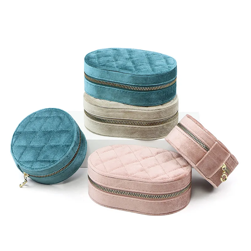 

Mini Portable Jewelry Travel Boxes Travel jewelry case Small Jewelry Organizer Storage Holder for Girls Women