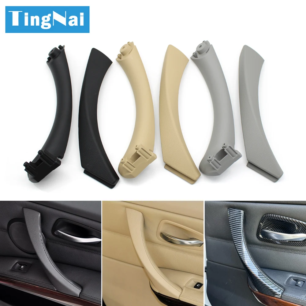 Left Right Interior Door Inside Handle with Handle Cover Trim Replacement For BMW 3 Series E90 E91 E92 316i 318i 320i 325i 328i