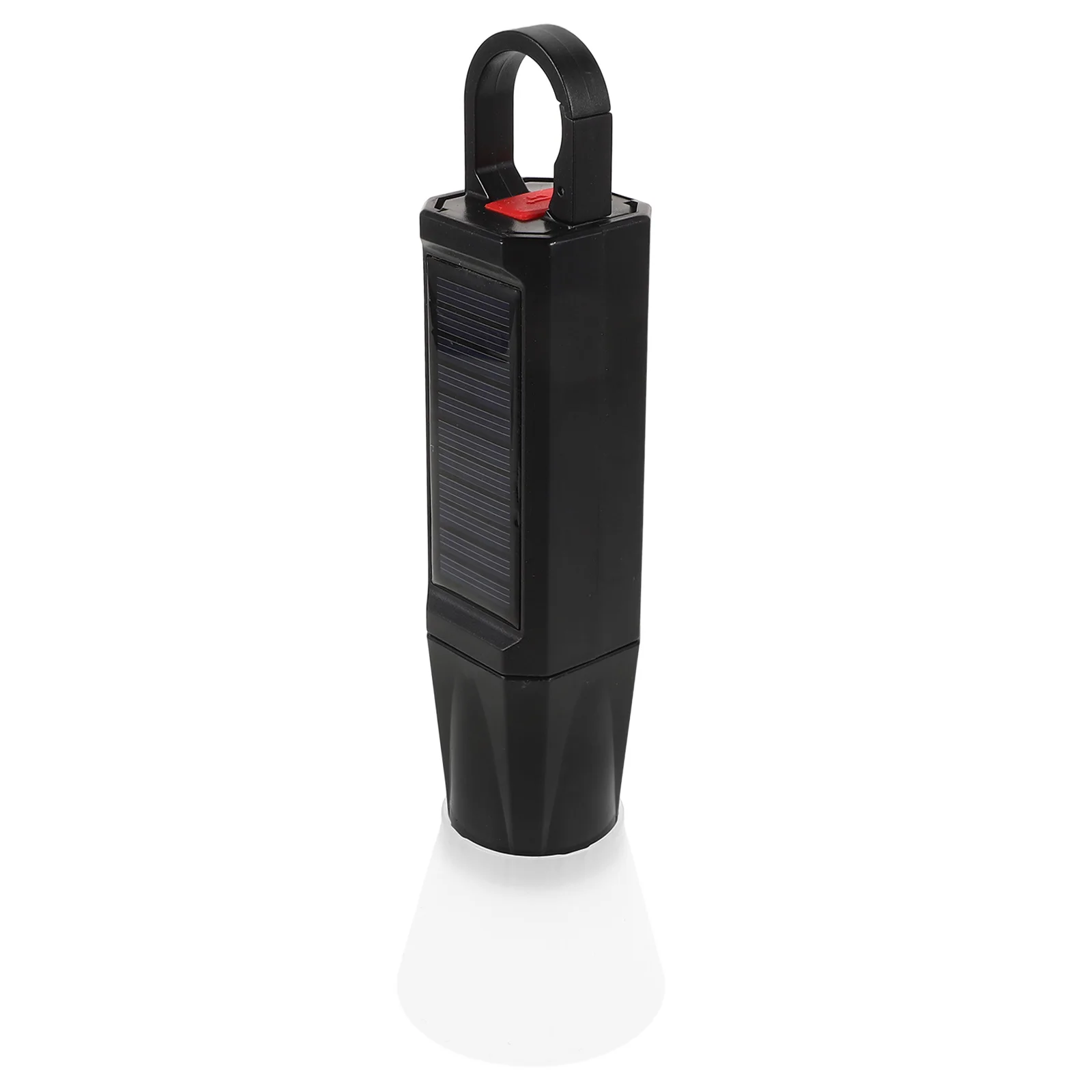 

Solar Powered Flashlight High Brightness LED Camping Lantern Portable Emergency Light USB Charging Outdoor Spotlight Handheld