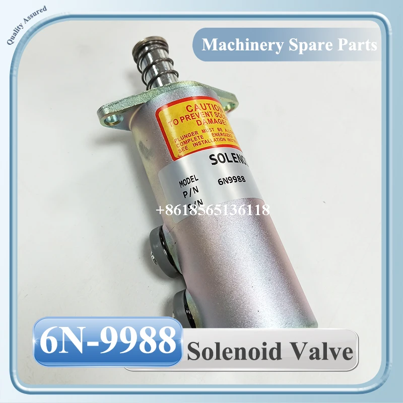 

6N9988 6N-9988 6N9987 6N-9987 3208 3412 Diesel Injection Pump Shut Down Solenoid Valve for 225B Excavator