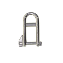super strong and 304 Stainless steel long pin safety lock Shackle Joint Connector KeyChains surf ski boat marine DIY hardware