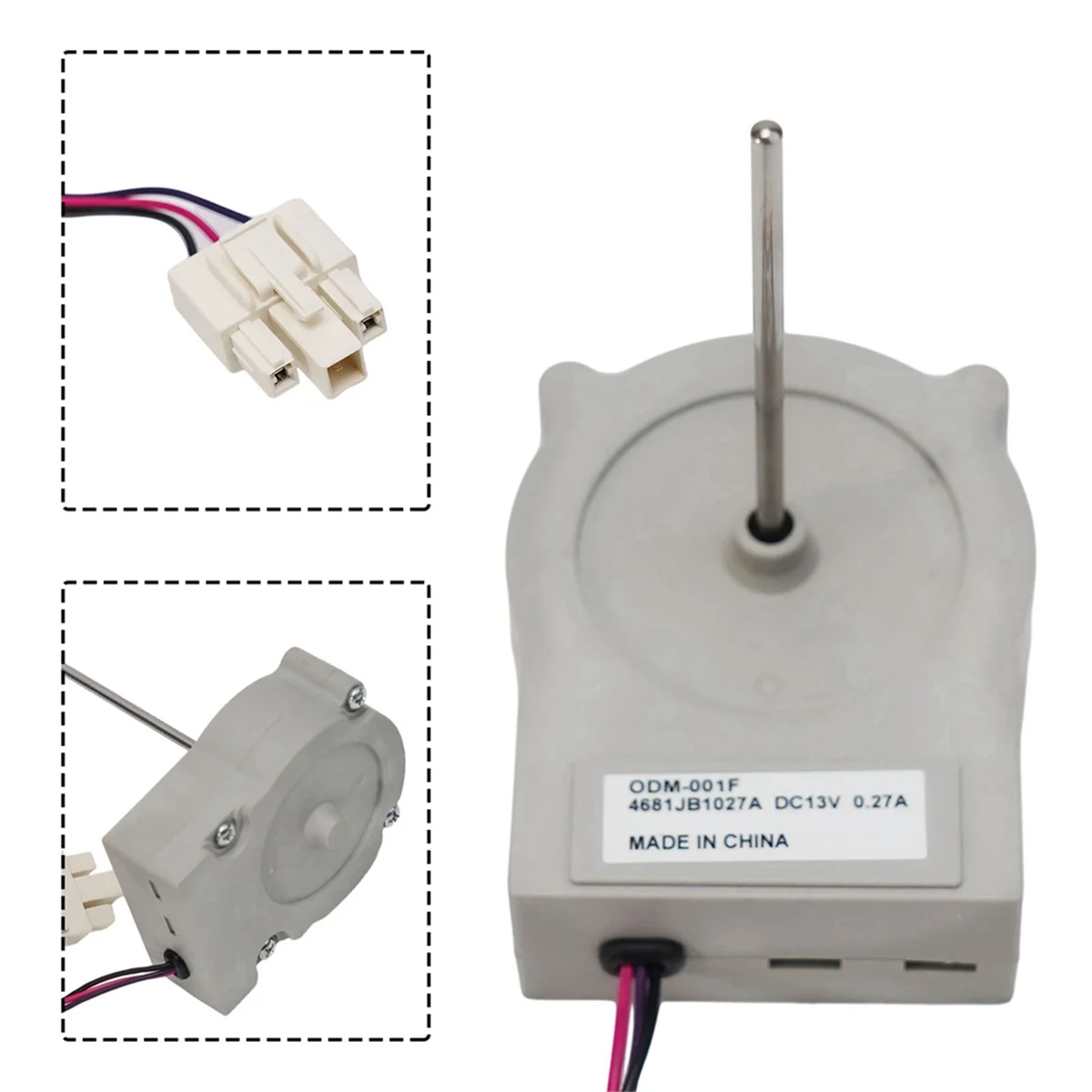 تيار مستمر 13 فولت الثلاجة الفريزر المبخر مروحة المحرك للثلاجة 4681JB1027A B196ACF GC-A207NIS GR-B207NIS GC-B197WFS