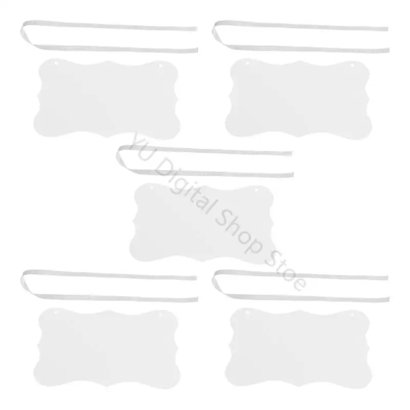 96BA Bemalbare Sitzschilder zum Aufhängen aus transparentem Acryl zum Selbermachen von Hochzeitsbotschaften und Namen – Detail 8