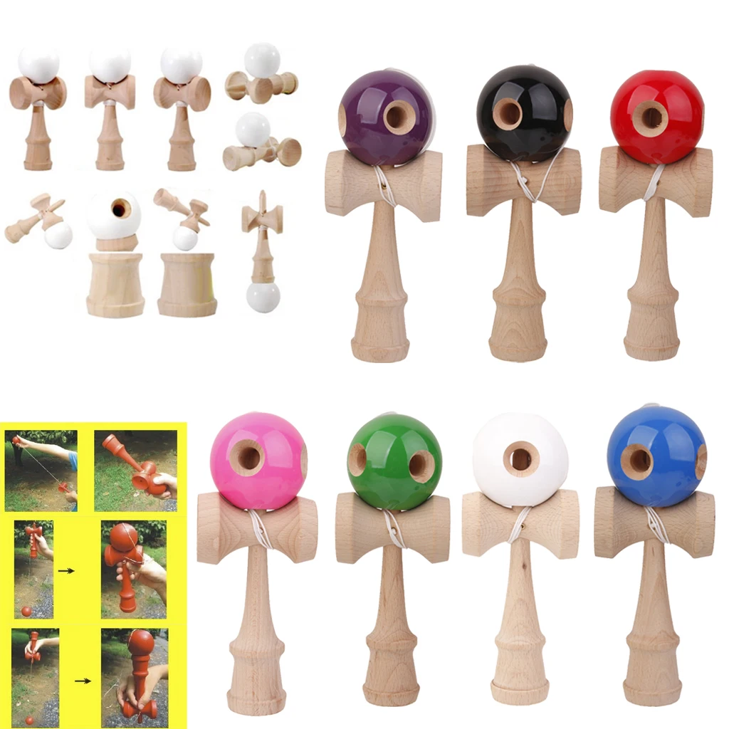 لعبة كنداما الخشبية بالحجم الكامل لتعليم المهارات اليابانية التقليدية