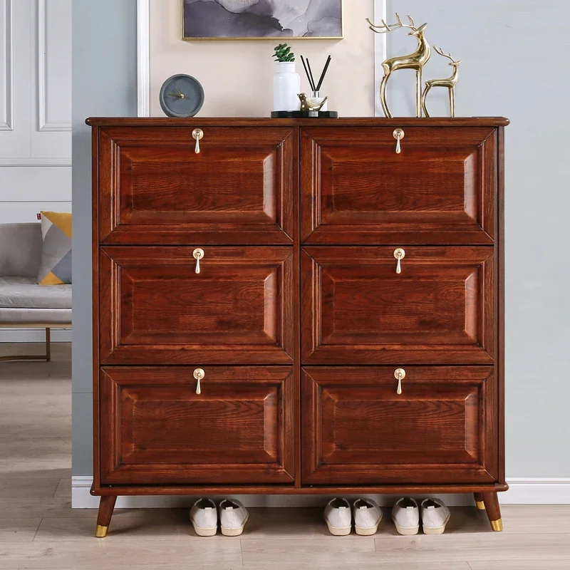 

Wooden Shelves Shoe Cabinet Organizer Storage Universal Display Vertical Shoe Shelf Decoration Zapatero Lounge Suite Furniture