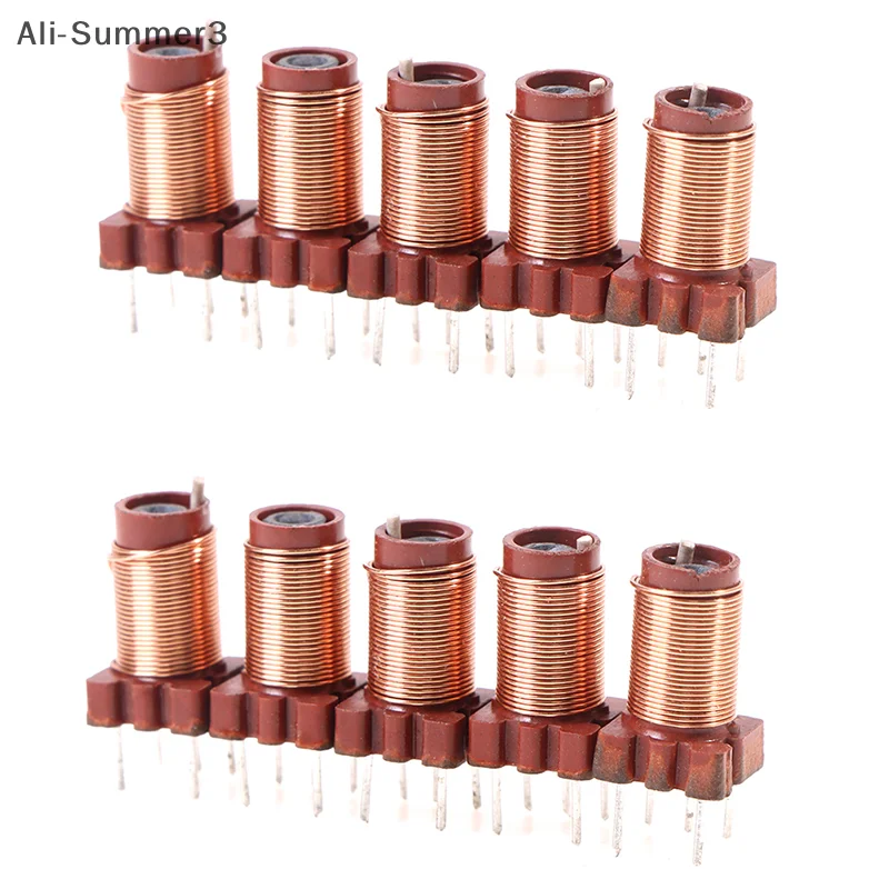 10pcs 26T 2.1uh-6.3uH Adjustable High-Frequency Ferrite Core Inductor