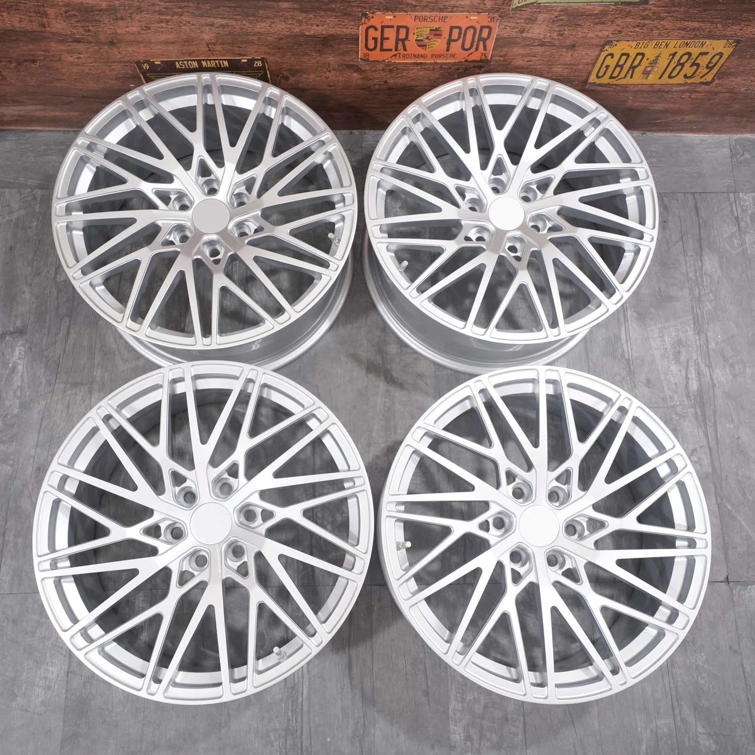 Professional 6061-T6 Chromed Monoblock Forged Wheels 98mm PCD 25mm/30mm/35mm/40mm ET New Painted Rims