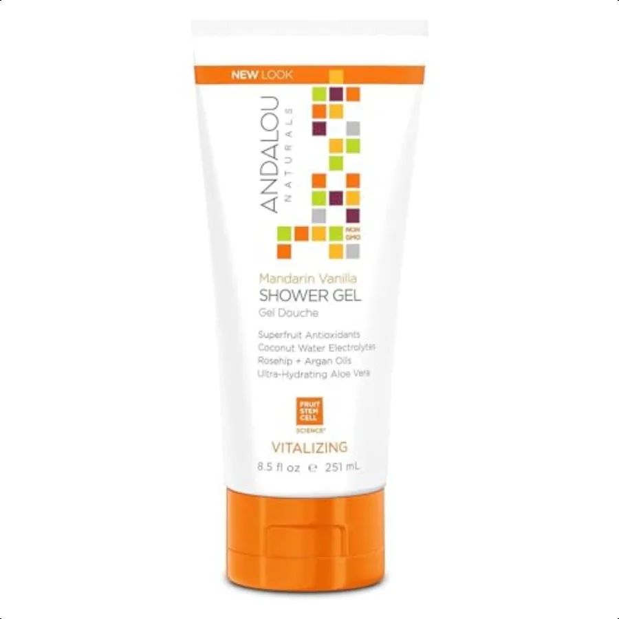 

Витализационный гель для душа Andalou Naturals Mandarin Vanilla 8,5 унции