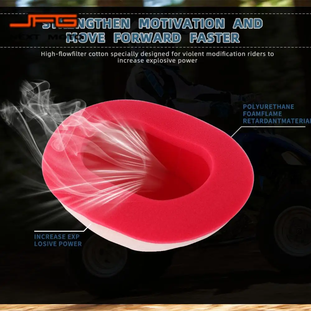Motorbike Accessories Foam Air Filter Intake Cleaner For YAMAHA BLASTER YFS 200 BREEZE YFA1 GRIZZLY 125 YFM125 RAPTOR 250 YFM250