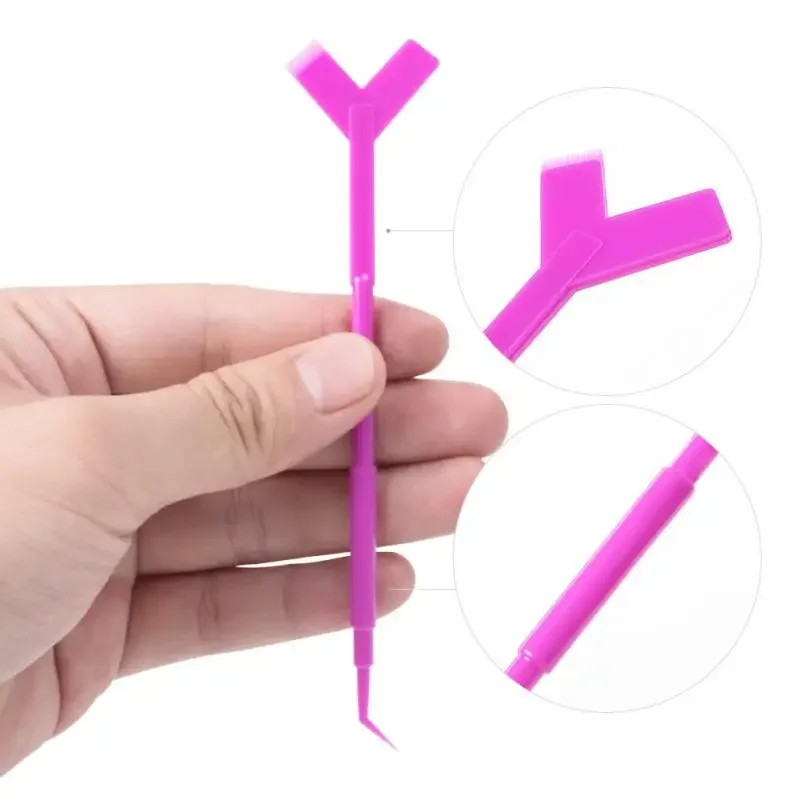 10PCS Way Eyelash Perming Stick Lash Lifting Curler Applicator Y Shape Comb Eyelash Perm Lifting Eyelash Extension Supplies