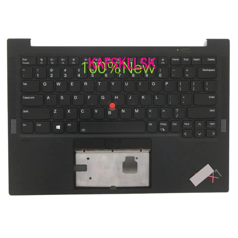 RW Palmrest Upper Case WLAN US Backlit KB For ThinkPad X1 Carbon 9th Gen 20XW 20XX 5M11C53235 5M11C53307 AM1U8000500