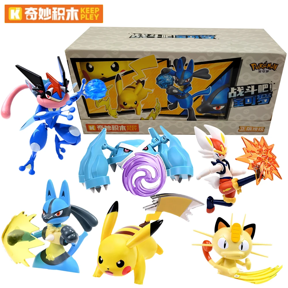 حقيقية كيبلي بوكيمون كتل Charmander Bulbasaur بيكاتشو السنجاب الكرتون الجمعية تمثال لعب الأطفال هدايا عيد ميلاد