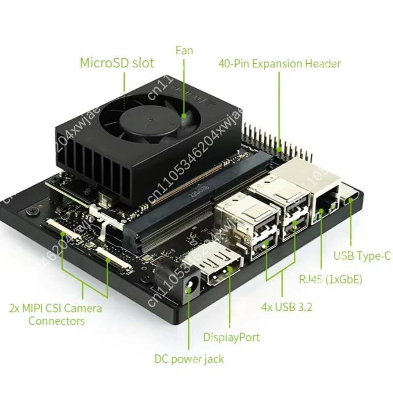 Orin Nano Developer Kit 8GB 67TOPS, AI Super Development Board with Carrier for Embedded Systems