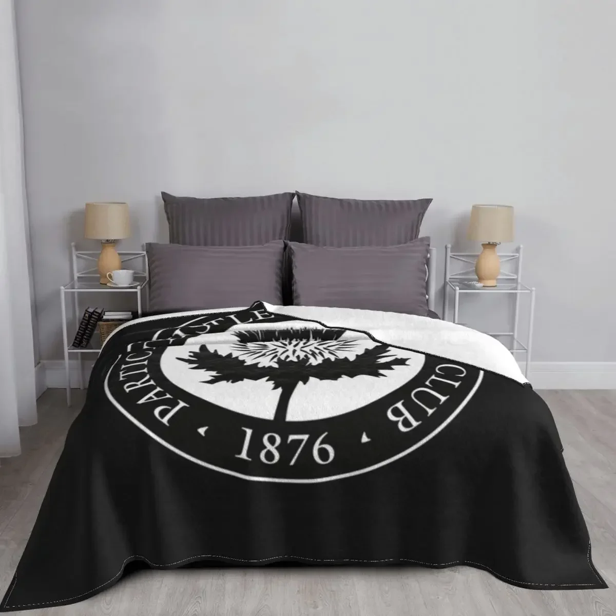 Partick thistle scottish football sports fans Throw Blanket Summer Loose Hair Blankets