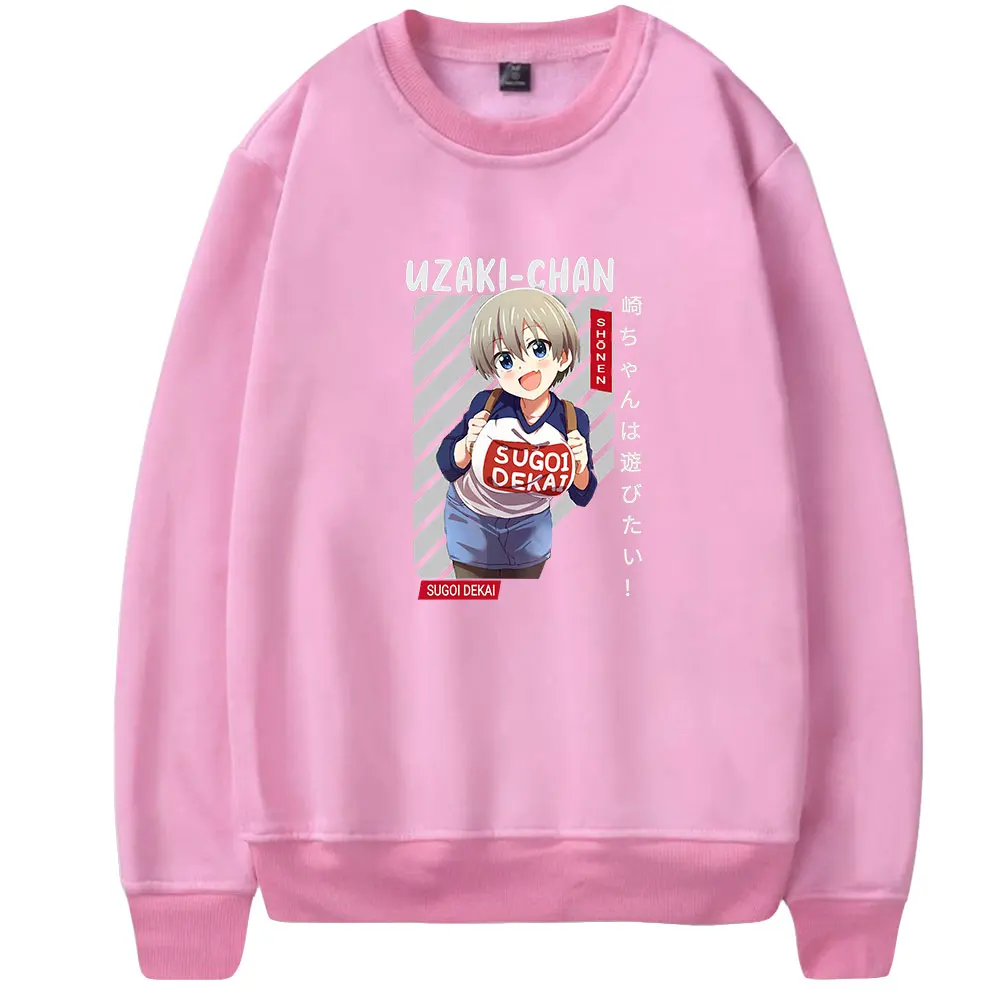 Uzaki Chan Wants to Hang Out Season 2 Sweatshirt Women Men Long Sleeve Pullover Tracksuit Harajuku Anime Clothes