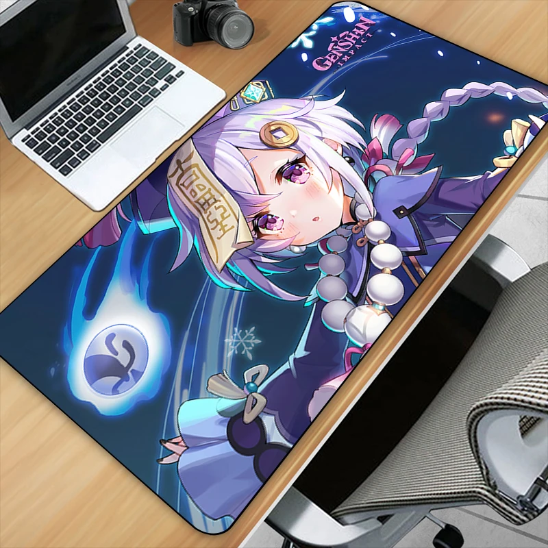 Game Genshin Impact Art HD Printing XXL Mouse Pad Gamer Accessory Hot Large Desk Pads Computer Lock Edge Keyboard Non-slip Mat