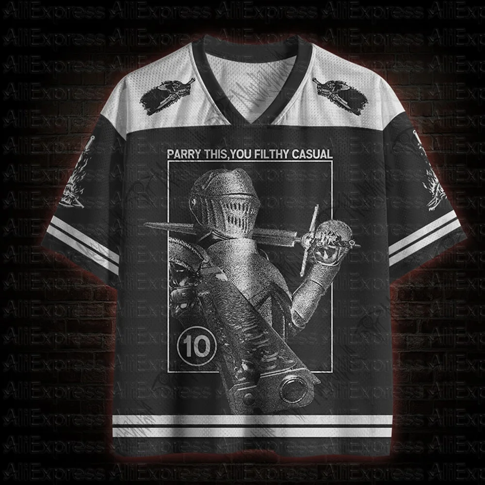 2026 Neue Film-Sportmode Kurzarm-V-Ausschnitt Streetwear für Erwachsene und Kinder Gothic-Stil Horror-Fans Geschenk