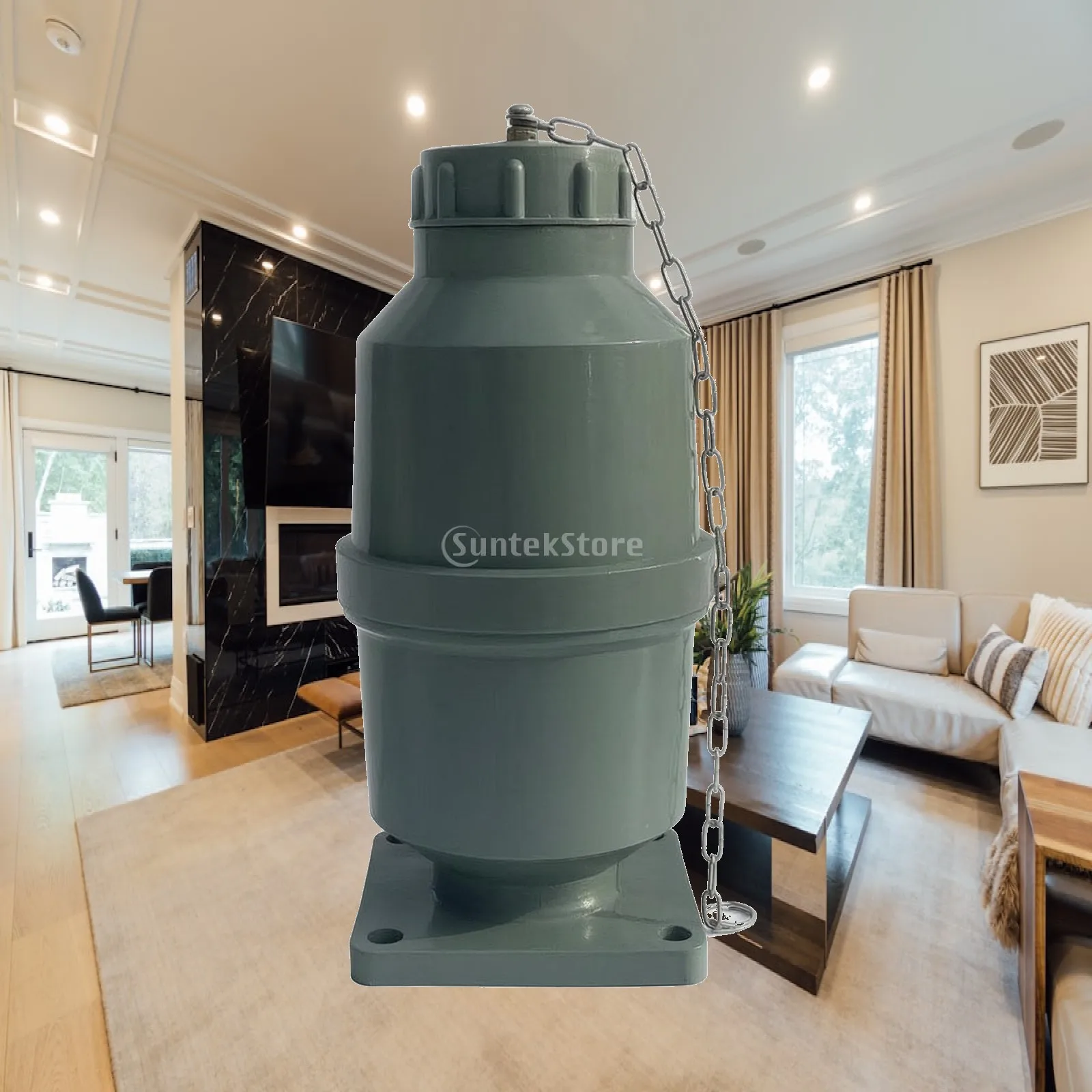 Marine Drainage Valve with Tethered Cap Stabilized Boat Drain Valve with Chain Deck Drain Plug with Cap Durable Leakleak-Proof