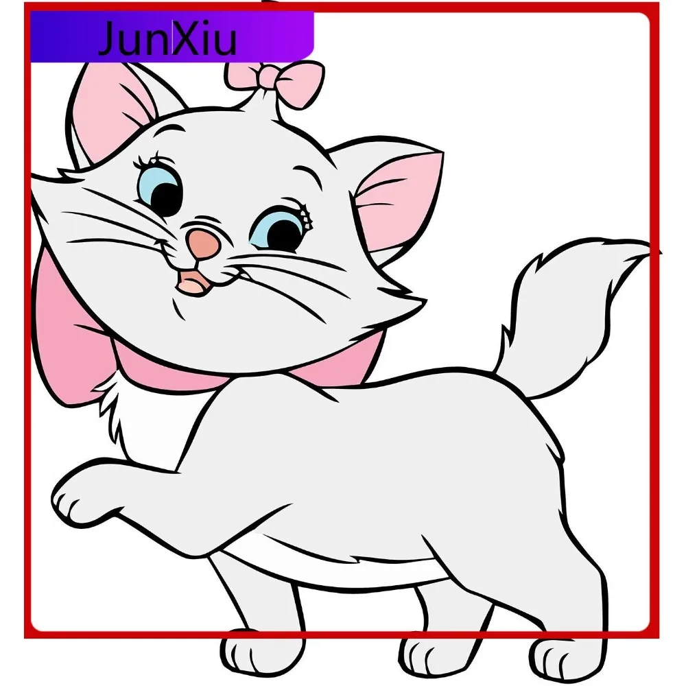 

Aristocats Marie Sticker Decal Vinyl Decal Waterproof Decorative for SUV Window Motorcycle Bumper Truck