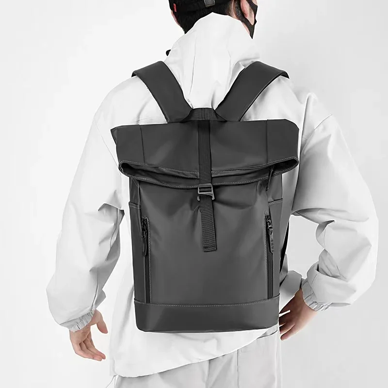 Backpack Waterproof Rollup Backpack Expandable Travel Bag  Large Capacity Laptop Bag School Bags for Men Casual Daypack