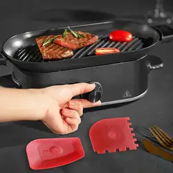 Cast Iron Pan Scraper BBQ Grills Grate Cleaner Cookware Cleaning Scrubber Tool Frying Pan Rust Remover Brush Grill Cleaning Kit