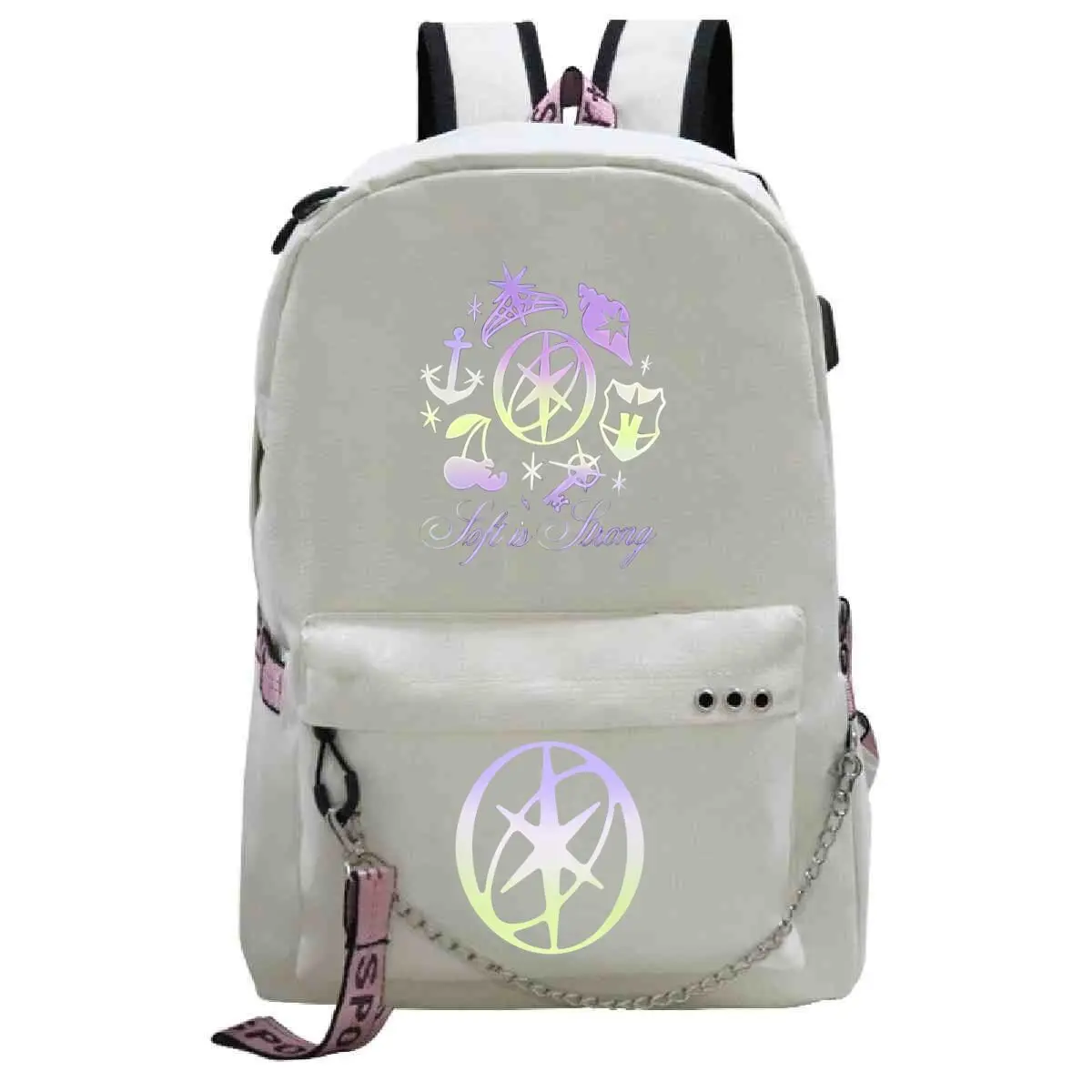 Hot Katseye Funny Print Backpack Large Capacity Men Women Laptop Bag Outdoor Travel Practical Bags Students Teen Schoolbag