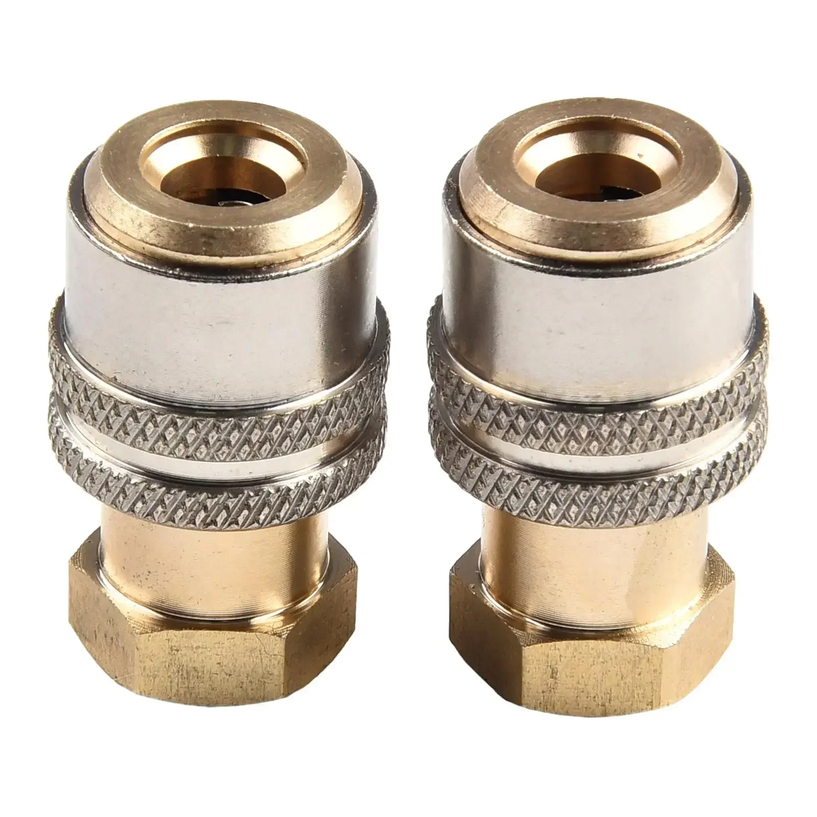 1/2Pcs Lock On Air-Chuck Car Inflatable Connector 1/4NPT Closed Flow Brass Tire Air-Chuck For Inflator Car Accessories