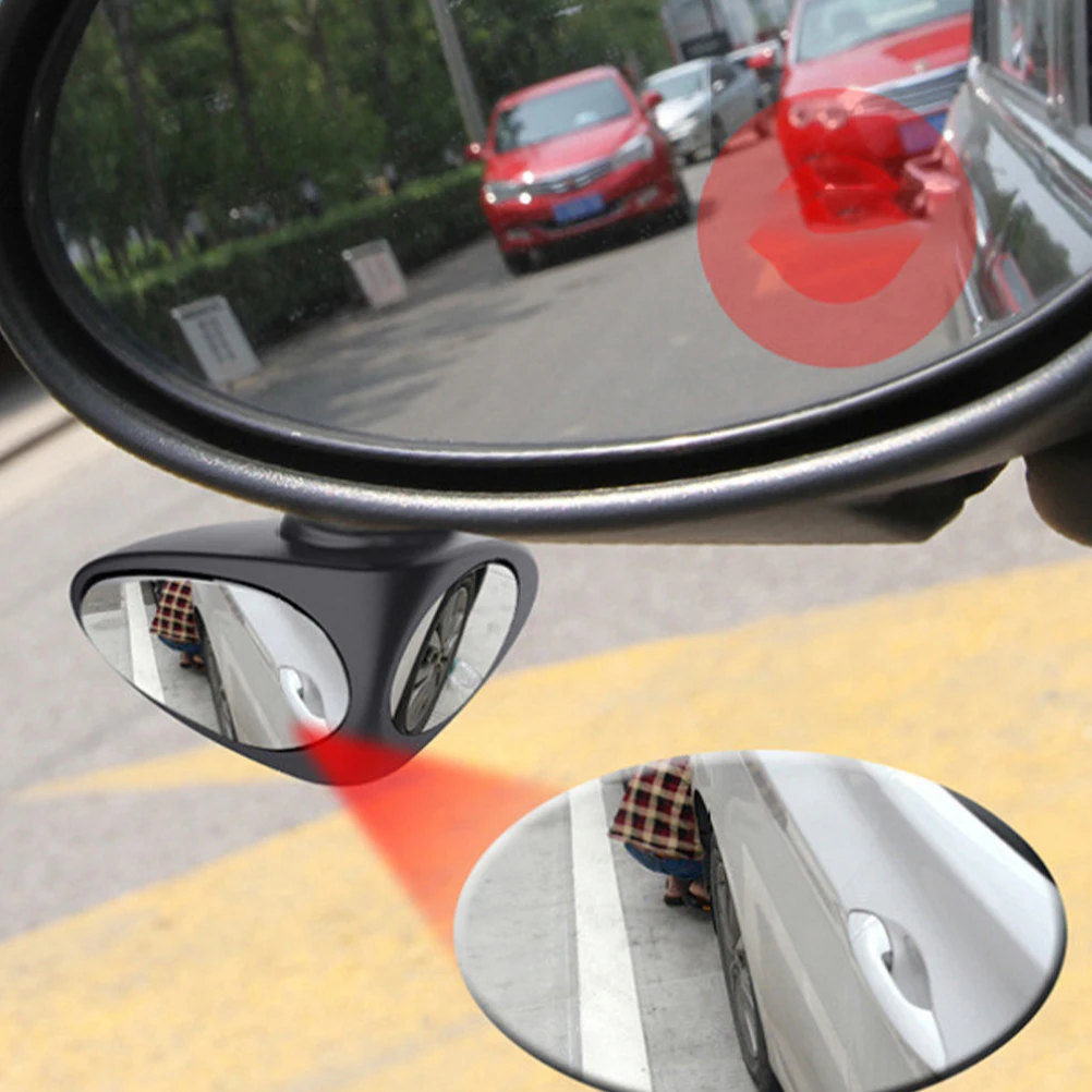 

Car Mirrors 360 Wide Angle Rear View Side Mirror Vehicle Universal Fits All Cars Safe Driving Solution