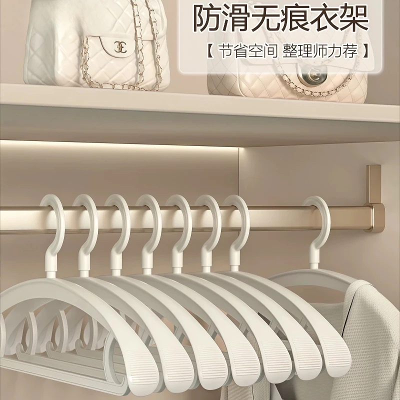 Wide Anti Shoulder Bump Non Slip No Trace Thick Clothes Hangers Heavy Household Garment Rack Wardrobe Clothing Storage Organizer