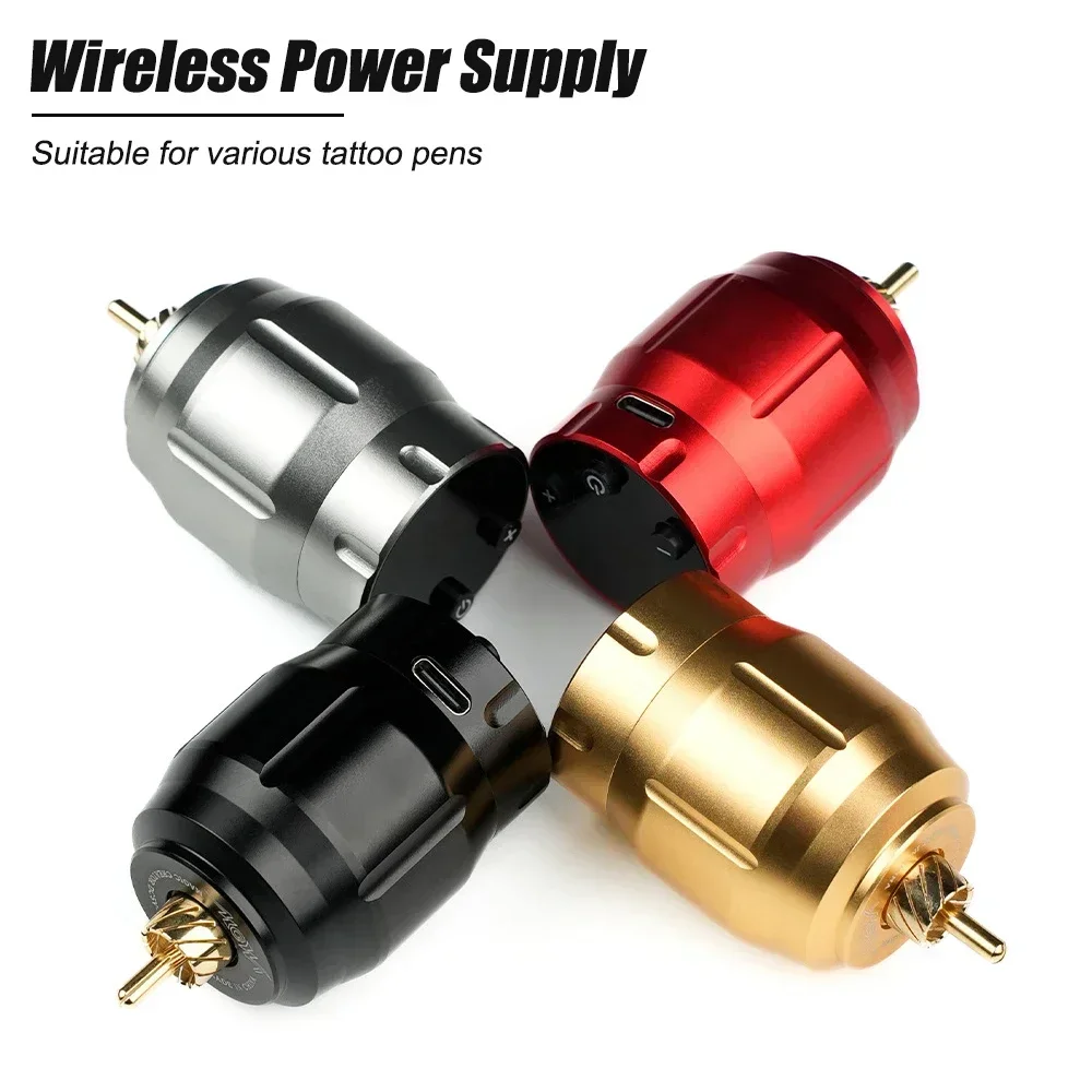 

Portable Mini Wireless Tattoo Power Supply For Wireless Tattoo Machine Pen RCA Interface MC-W1 Rechargeable Batterry 1500mAh