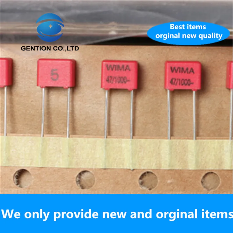 21pcs 100% New original 47PF 1000V WIMA capacitor FKP2 capacitor Weimar capacitor DIY upgrade capacitor 47P 47 picofarad