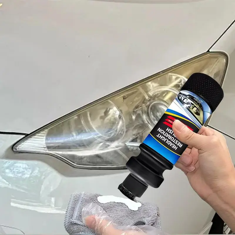 Headlight Restoration 100ml Headlight Restorer Headlight Cleaner Auto Detailing Supplies Head Light Lens Restorer Headlight