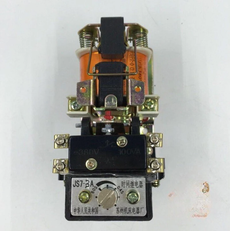 Time relay JS7-1A2A3A4A5A 60-0.4S 220V voltage complete Suzhou machine tool air type