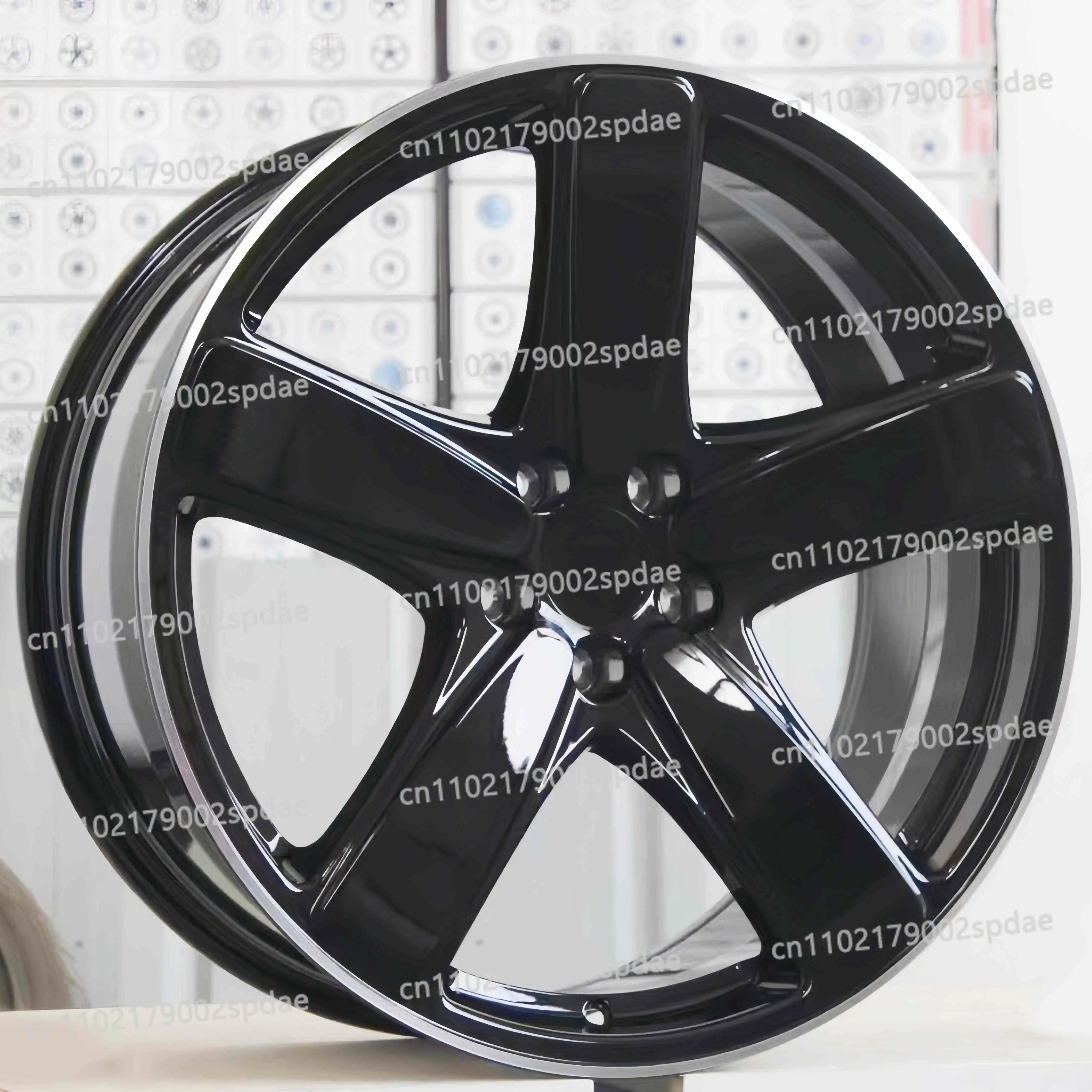 Upgraded  Forged 5x112 20 21 Inch 9J 10J  Wheels for   Macan Glossy Black Machine Lip Rims Alloy Wheels