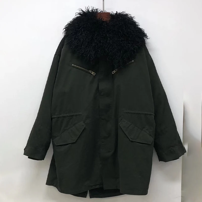 

Zadig Casual Jacket Women Cotton Zipper Army Green Long Sleeve Coat Female Fashion Back Embroidery Cotton Hooded Jackets Tops