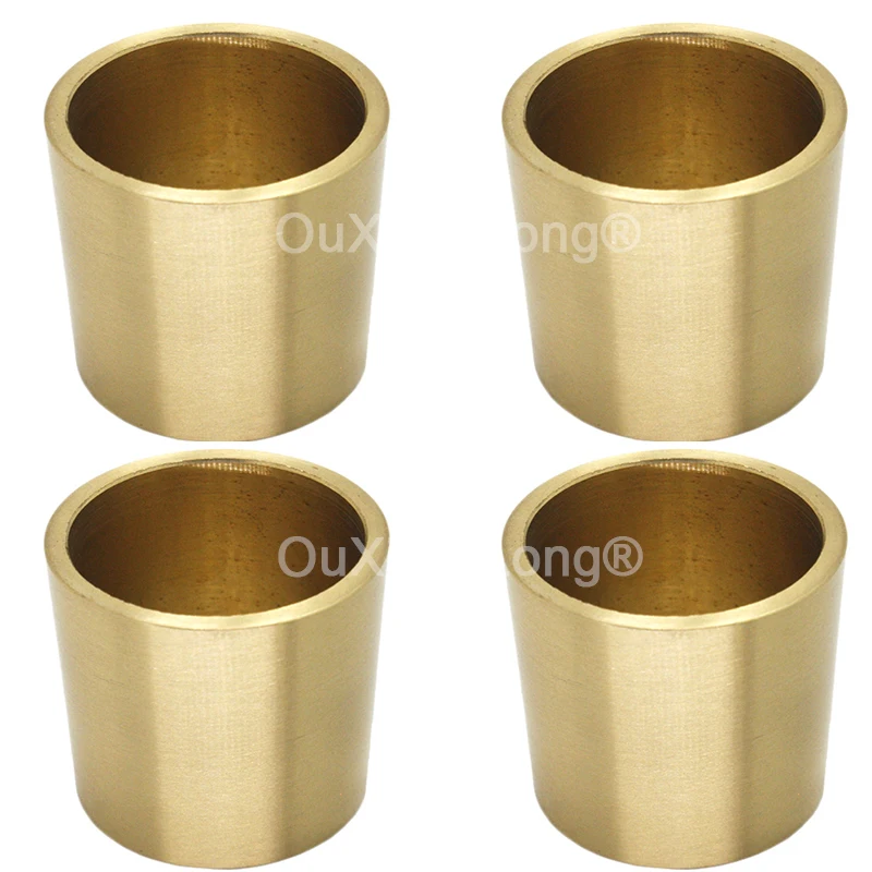 

4PCS Sofa Leg Tube Brass Cup Furniture Leg Tip Cap Brass TV Cabinet Leg Cover Chair Feet Protector Furniture Fittings GF1069