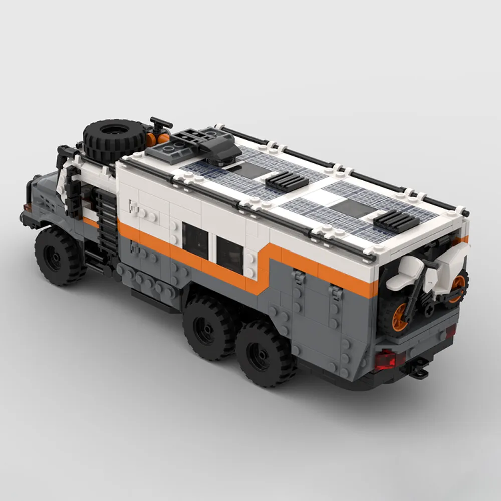 

MOC-140755 Off-road Truck 6x6 for Overlanding Expedition with Interior