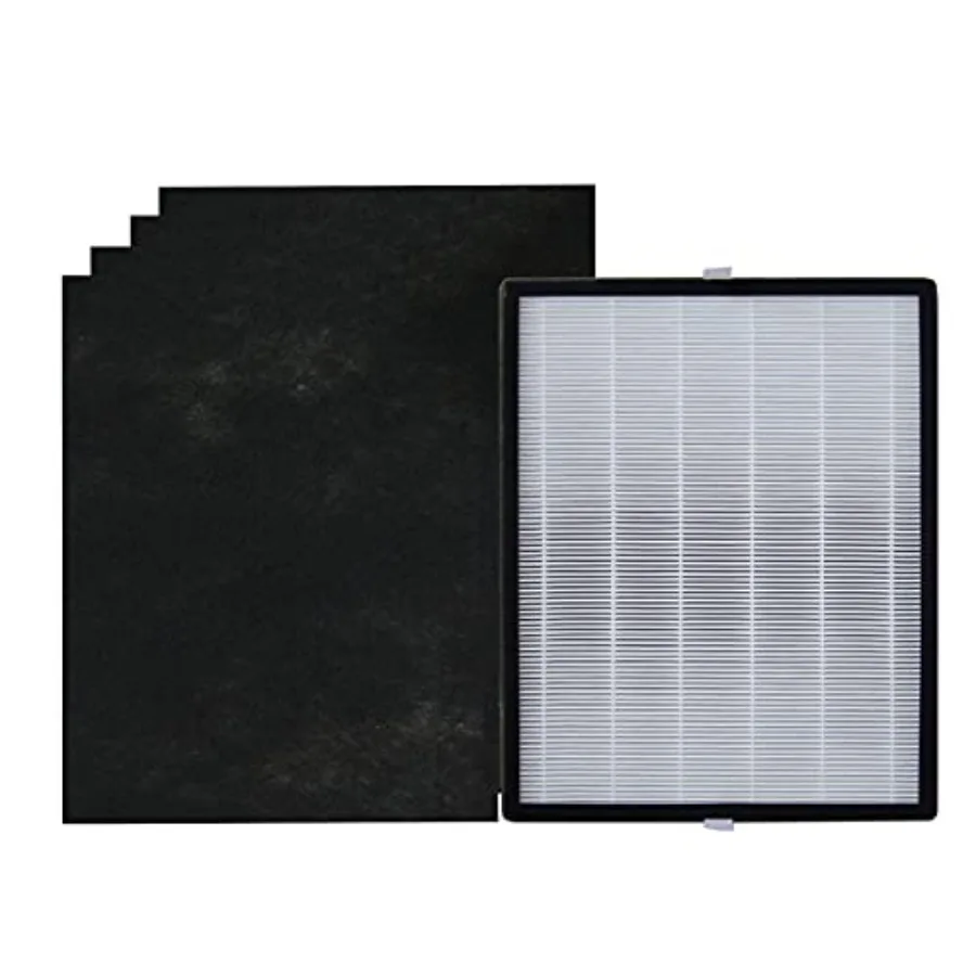 

Replacement Filter Set Compatible with COLZER EPI-328 Air Purifier and Domccy NS-320 Air Purifier, H13 HEPA + 4 Activated Carbo