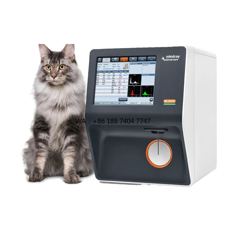 for Pet Bod Diagnostic Equipment  BC-20Vet White Bod Cell Count Veterinary AutoAnalyzer 3-Part