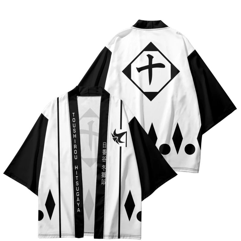 Anime Kurosaki Ichigo Kenpachi Zaraki Cosplay Costume Kimono